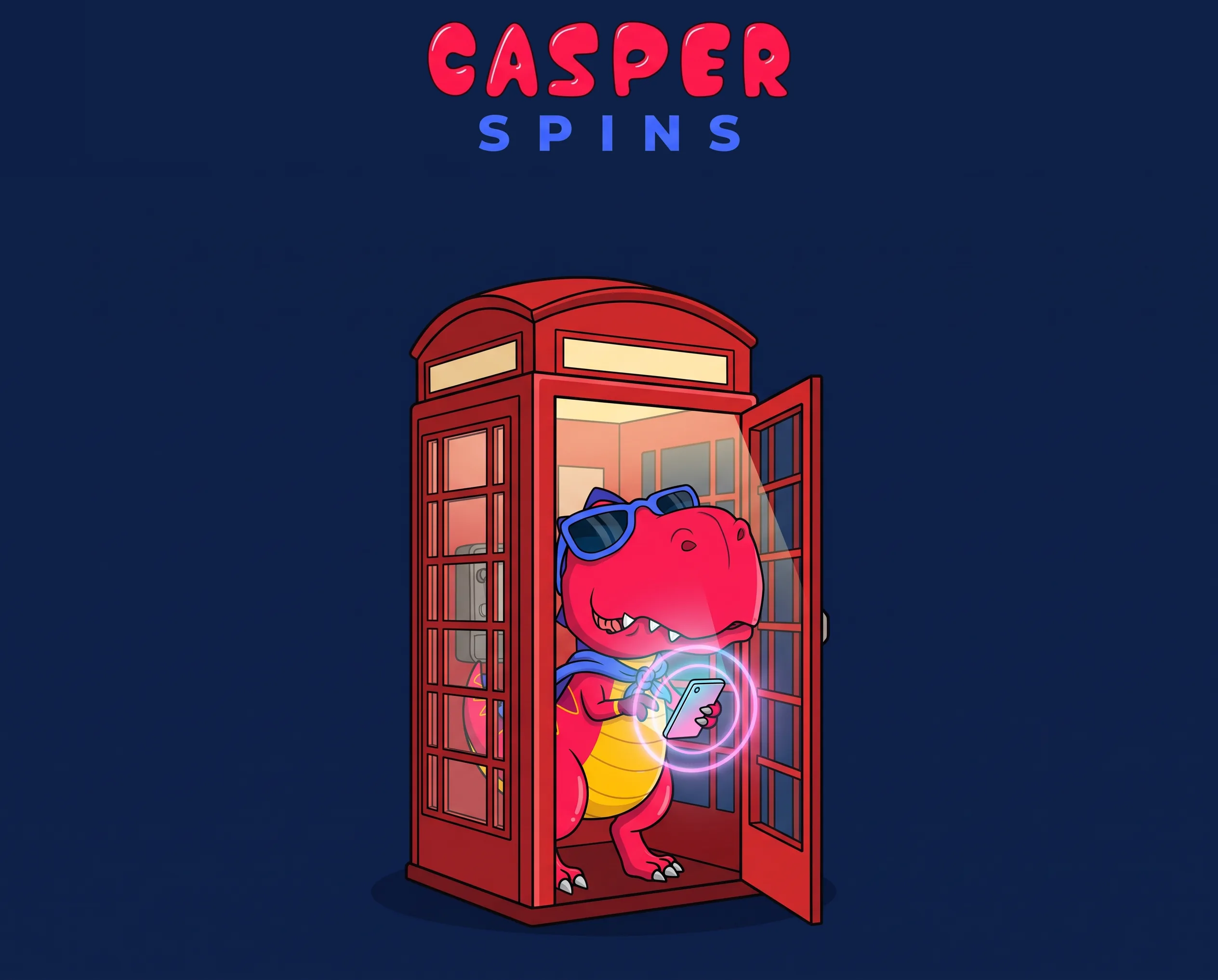 Casper Spins mobile browser play illustration